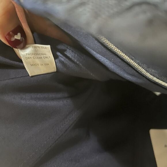 Fotini blue silk high collar chiffon overlay victorian corset size 10 - Picture 6 of 9